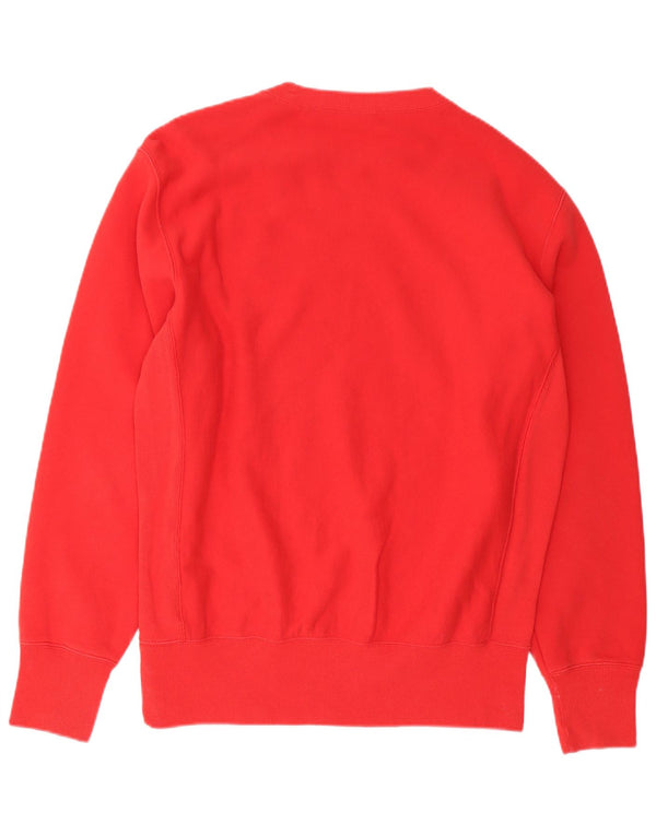 Felpa da uomo Champion Jumper XL in cotone rosso