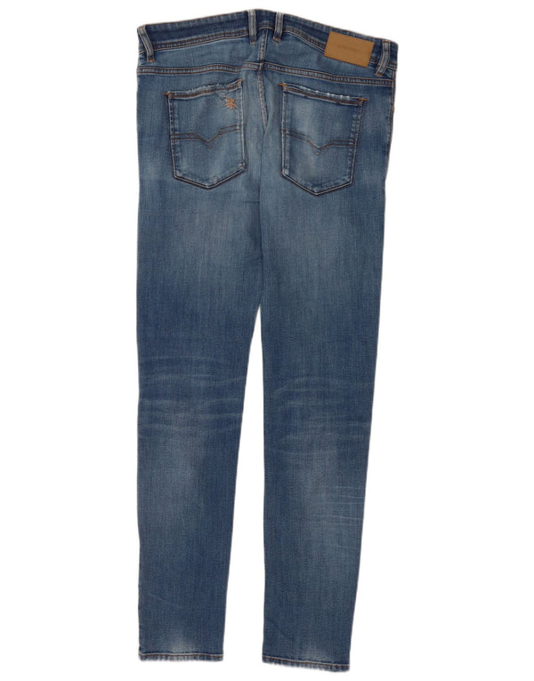 Jeans skinny slim slim da uomo Diesel W33 L32 cotone blu
