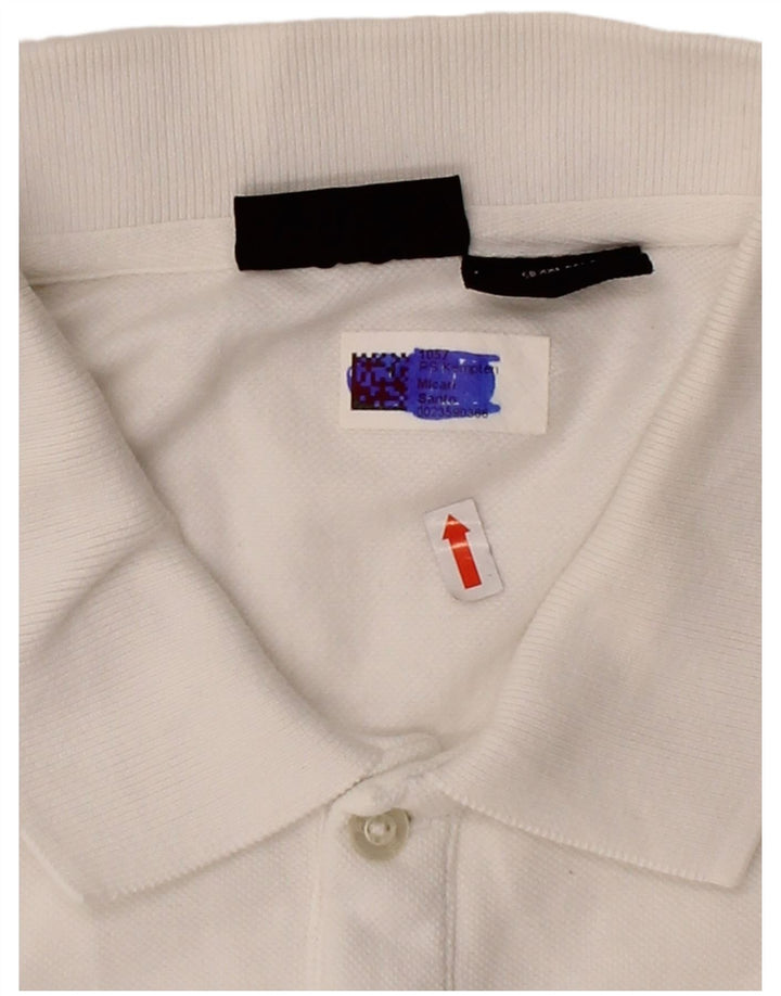 FILA Mens Polo Shirt 2XL White