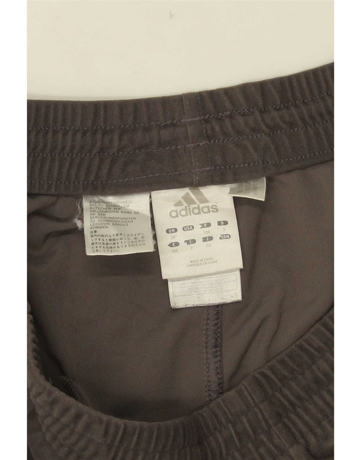 Pantaloni da tuta da uomo in velluto Adidas, pantaloni da jogging, grandi, in poliestere grigio