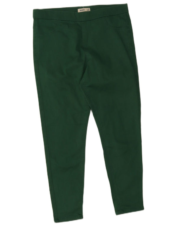 Pantaloni casual corti da donna Marks & Spencer UK 16 Large W34 L26 Verde