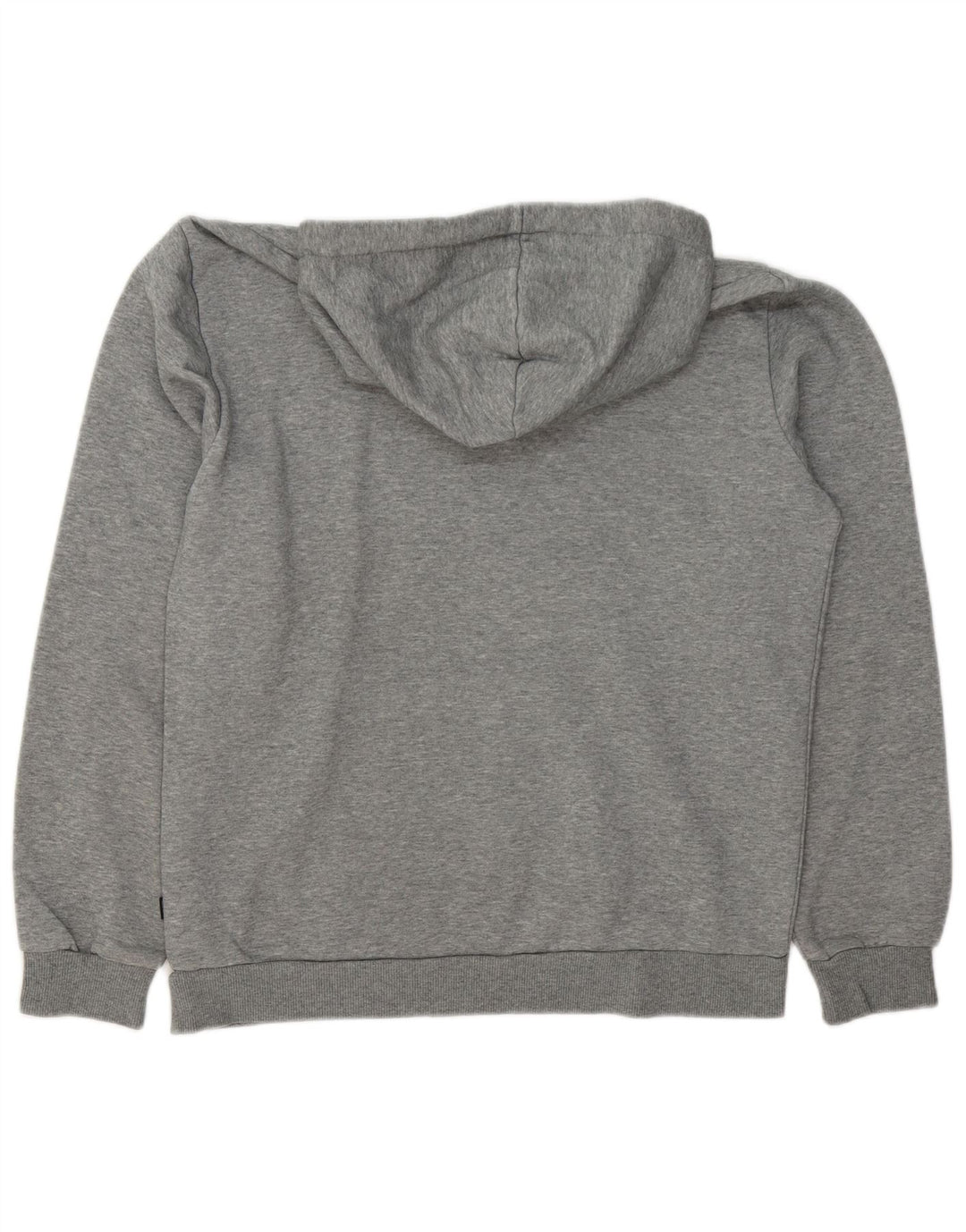 Felpa con cappuccio grafica da uomo Puma in cotone chiazzato grigio medio