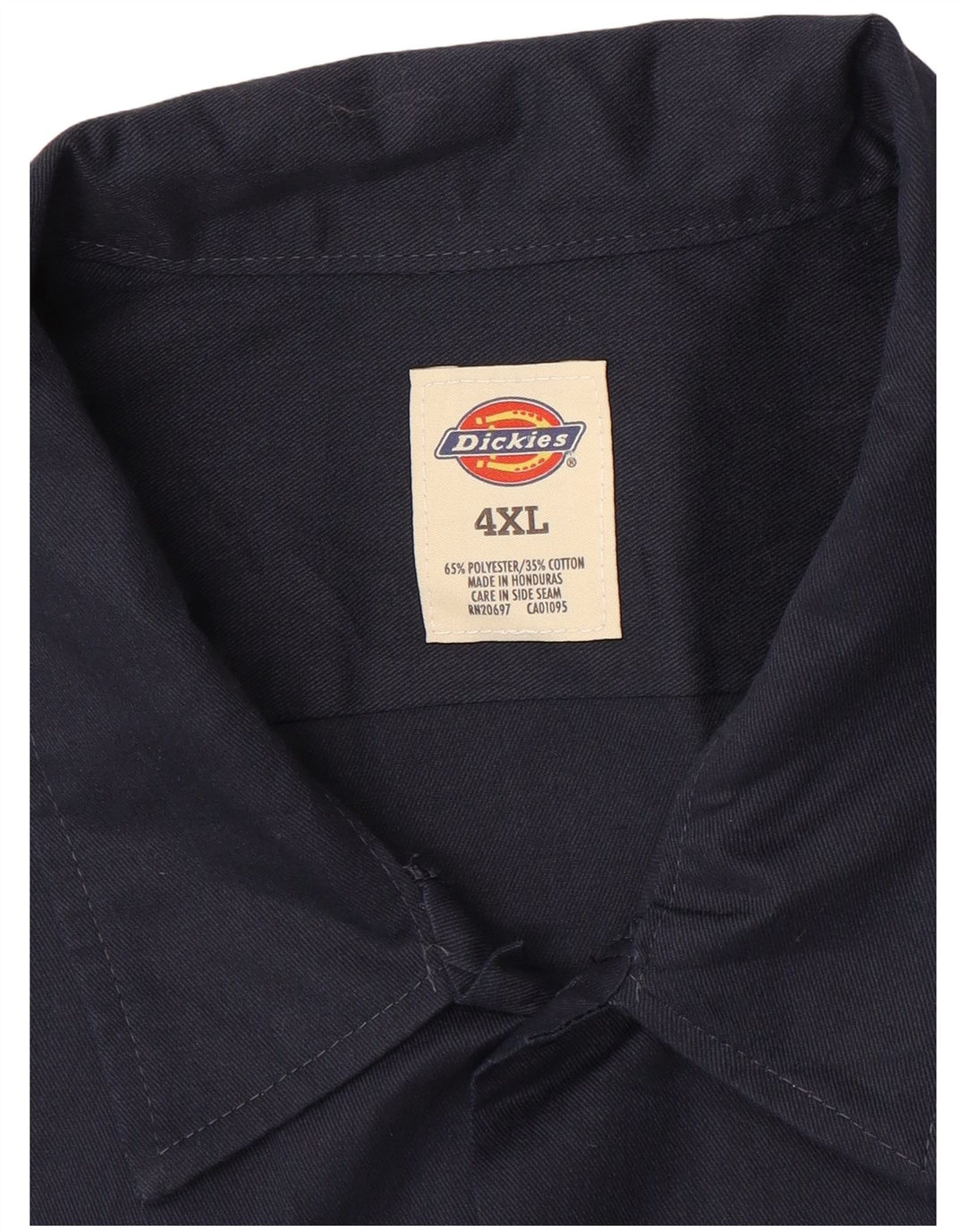 DICKIES Camicia a maniche corte da uomo 4XL Poliestere blu navy
