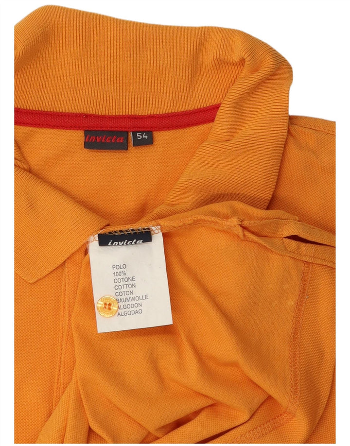 Polo Uomo Invicta IT 54 XL Cotone Arancione