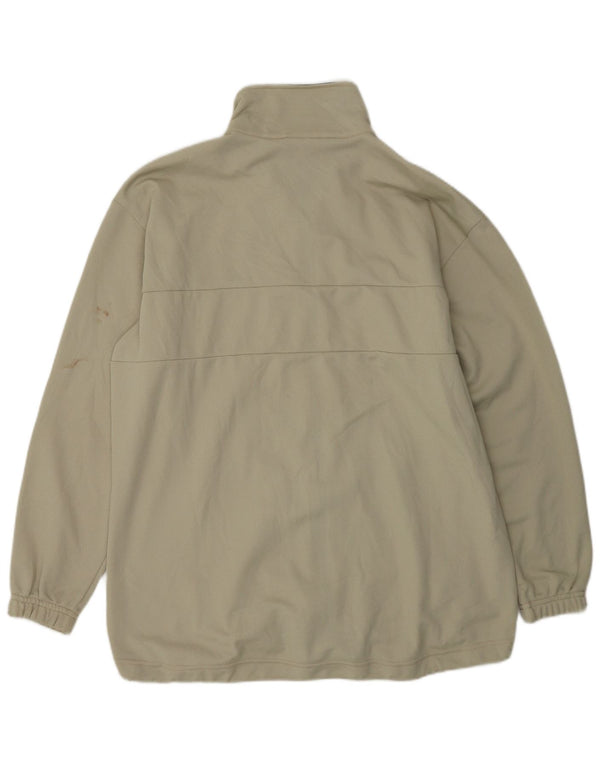 Giacca da ginnastica oversize da donna Asics UK 18 XL Poliestere beige