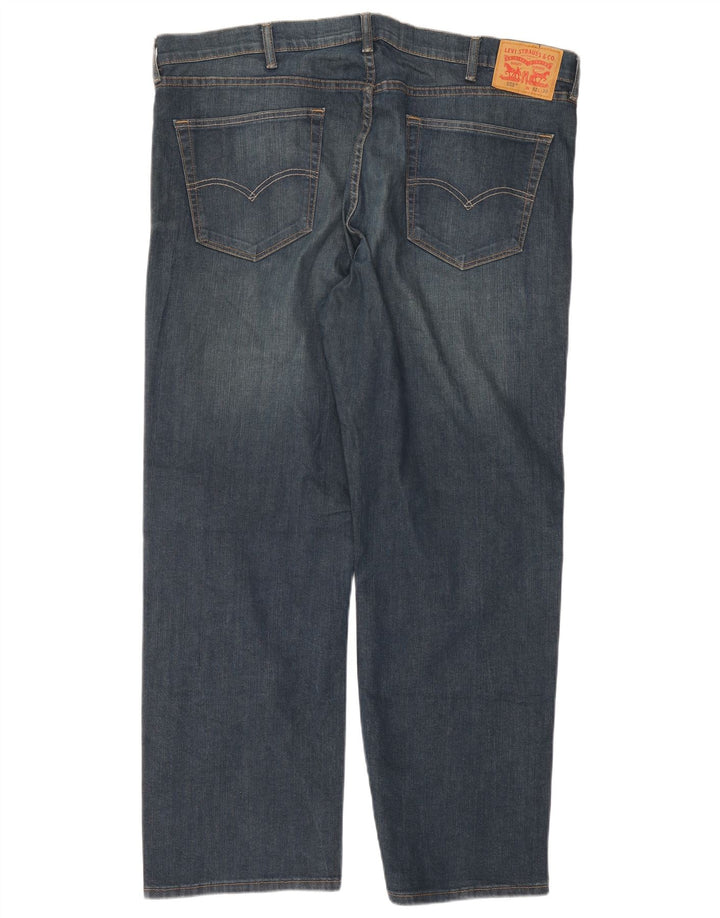 Levi's Uomo 559 Jeans dritti dalla vestibilità rilassata W42 L30 Cotone blu navy