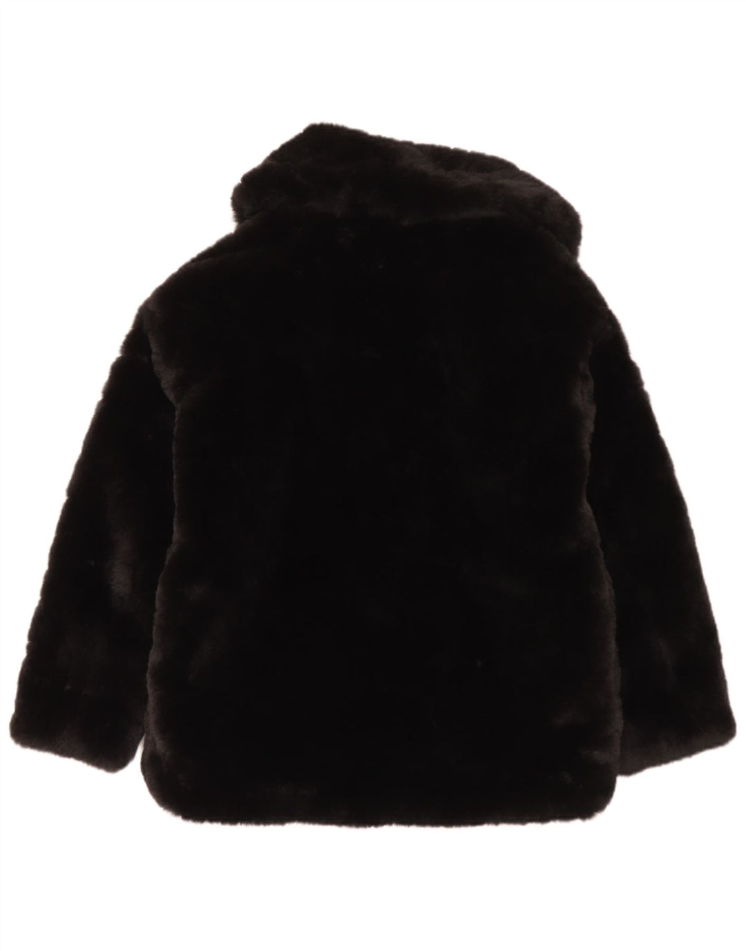Giacca da donna in pelliccia sintetica Zara UK 6 XS poliestere nero