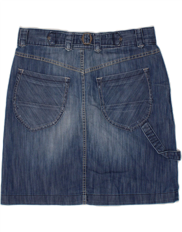 OASIS Womens Denim Skirt UK 12 Medium W30  Blue Cotton Vintage Oasis and Second-Hand Oasis from Messina Hembry 