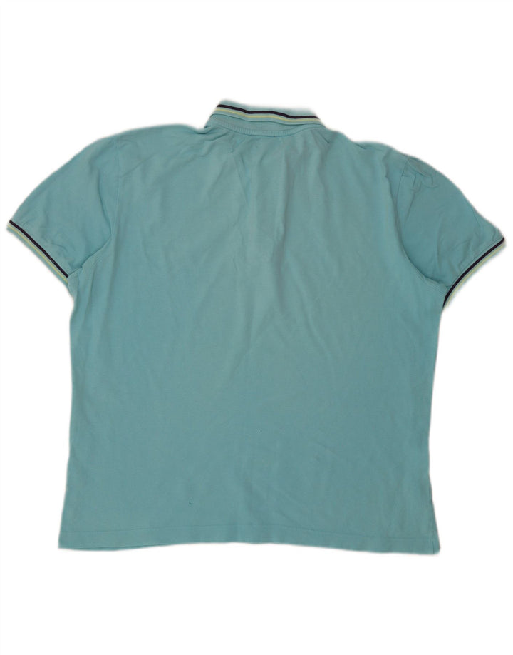 Polo da uomo KAPPA XL a righe turchesi