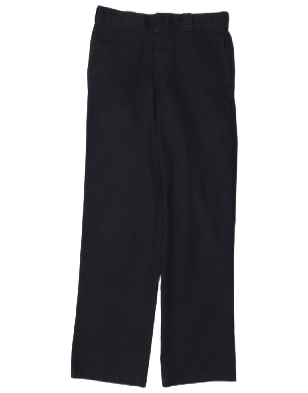 DICKIES Pantaloni chino dritti da uomo W30 L32 poliestere blu navy