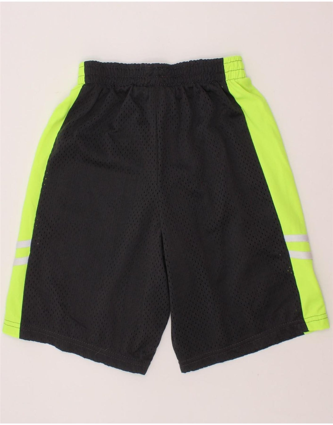 NEW BALANCE Boys Sport Shorts 7-8 Years Black Colourblock Polyester Vintage New Balance and Second-Hand New Balance from Messina Hembry 
