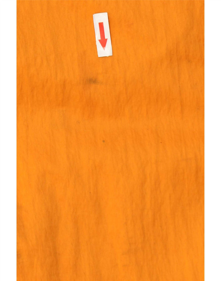 Impermeabile da uomo con cappuccio Smiley Pretty Green UK 40 Grande poliestere arancione