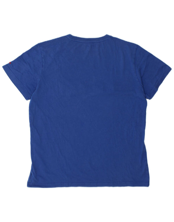 Maglietta grafica da uomo Napapijri Top XL Blu