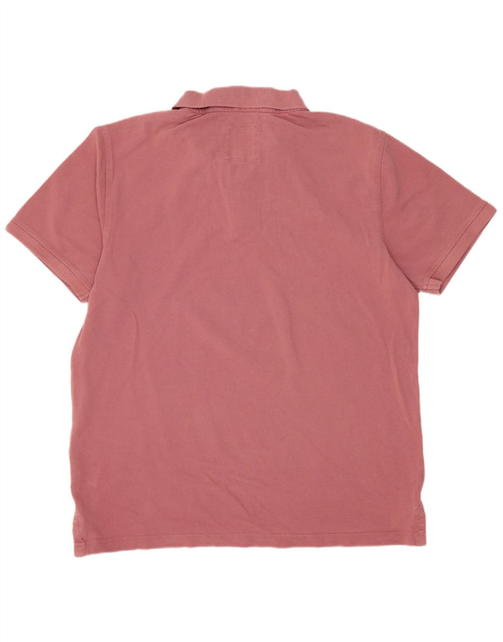Crew Clothing Polo da uomo grande in cotone rosa
