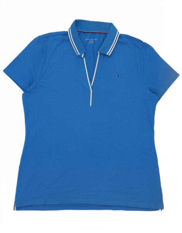 Polo da donna Tommy Hilfiger UK 18 XL cotone blu