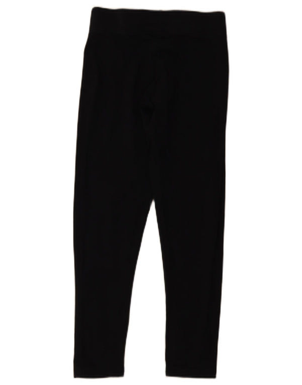 Leggings grafici da donna Adidas UK 8/10 piccolo cotone nero