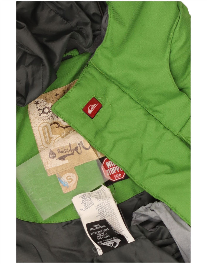 Giacca imbottita con cappuccio da uomo Quiksilver UK 36 Small multicolore Colourblock