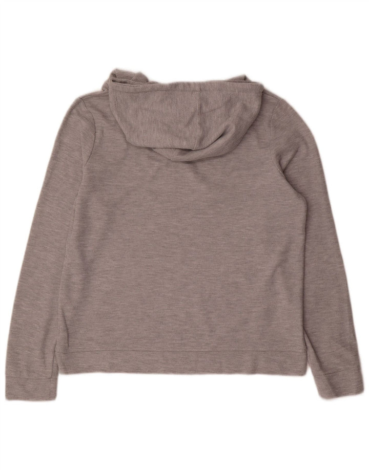 Felpa con cappuccio da donna Fat Face UK 12 Poliestere grigio medio