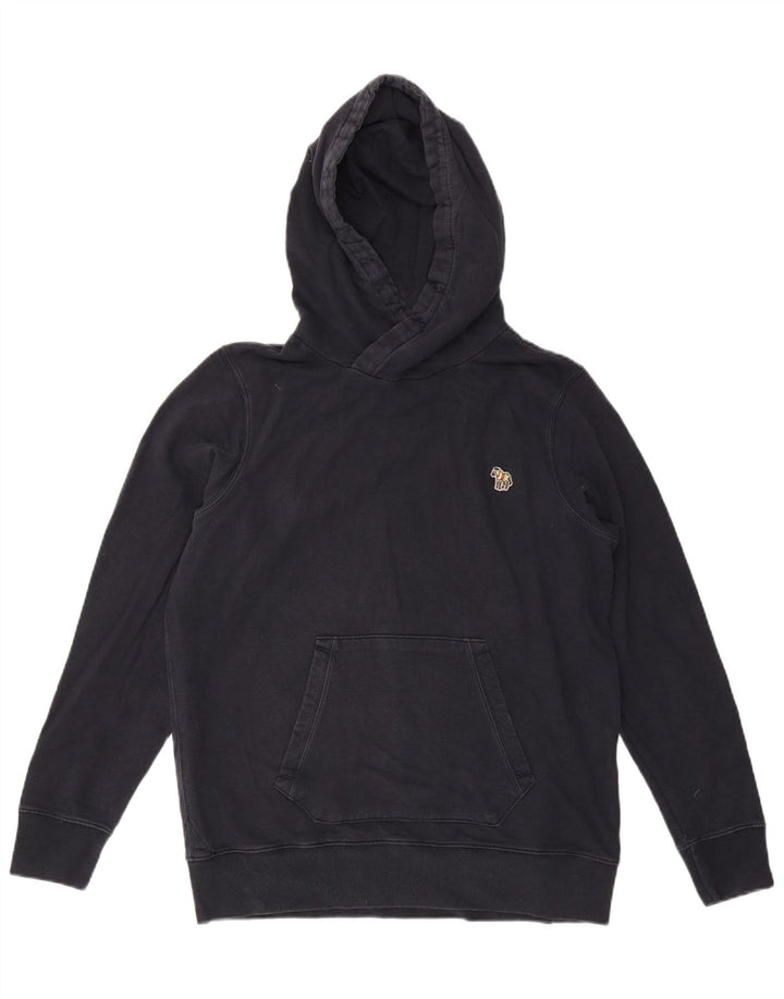 Felpa con cappuccio da uomo Paul Smith, cotone medio blu navy