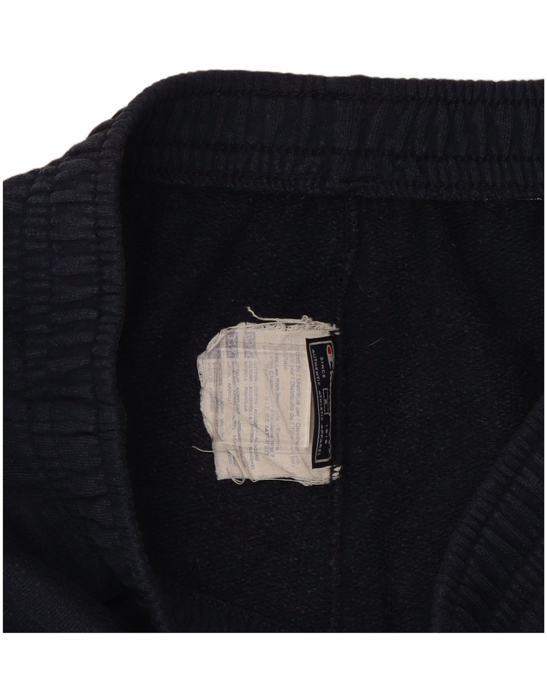 Pantaloni da tuta da uomo Champion Small in cotone blu navy