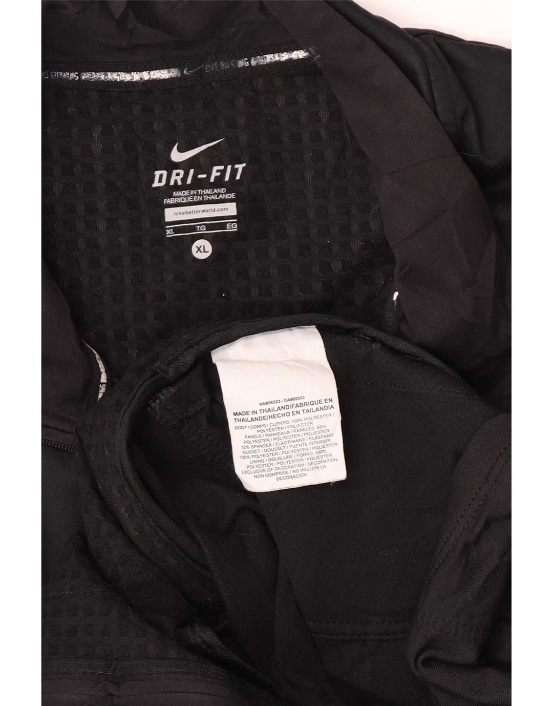 Giacca da tuta da donna Nike Dri Fit Top Jacket UK 18 XL poliestere nero