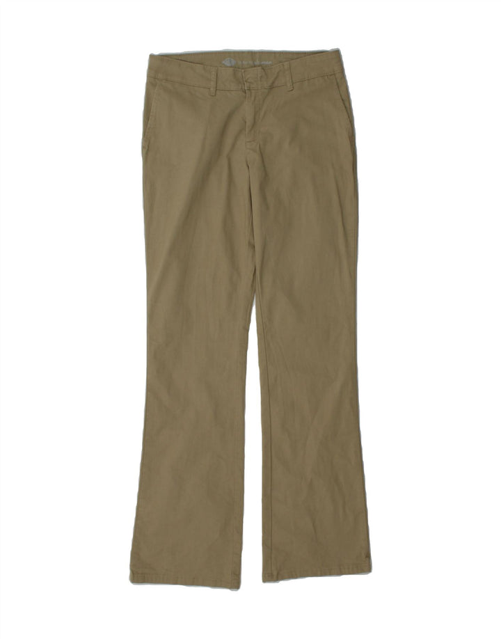 DICKIES Womens Long Bootcut Chino Trousers US 6 Medium W30 L33 Beige Vintage Dickies and Second-Hand Dickies from Messina Hembry 