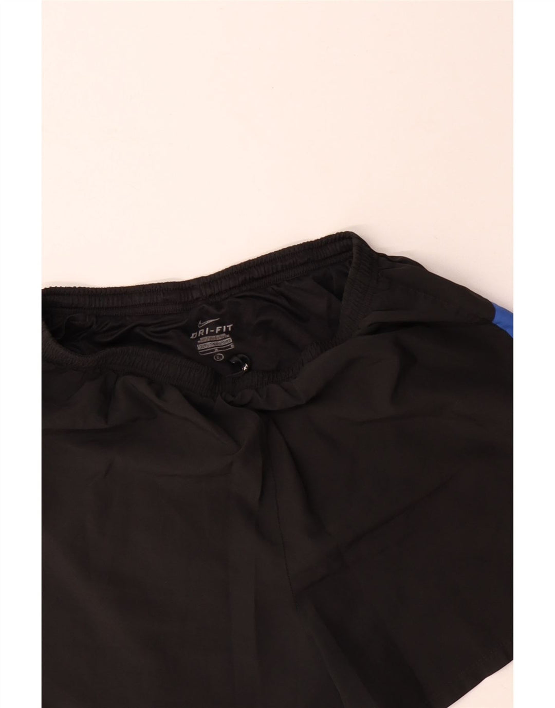 Pantaloncini sportivi Nike da uomo piccoli in poliestere color block nero
