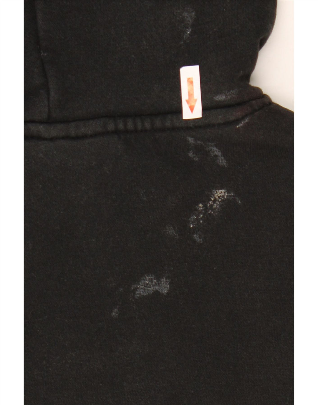 Felpa con cappuccio grafica Reebok da uomo grande nera