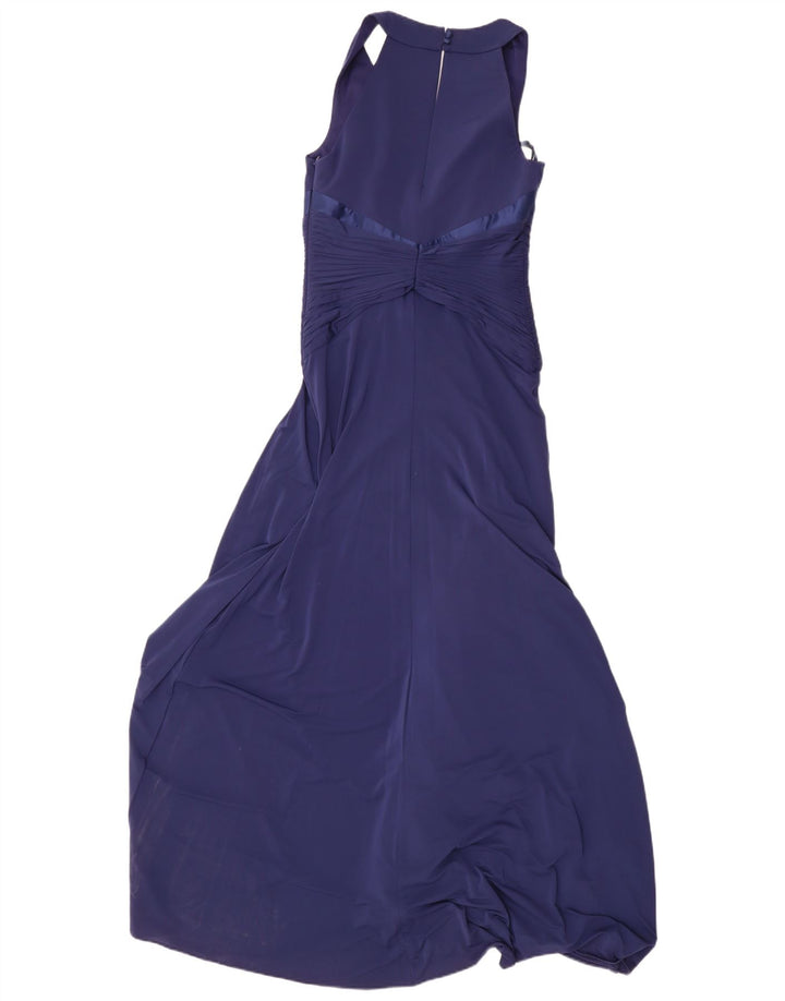 Abito lungo senza maniche da donna Coast UK 10 piccolo blu