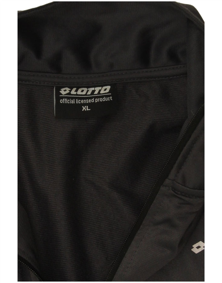 Giacca da tuta da uomo Lotto XL grigia in poliestere