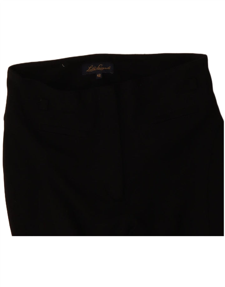 Pantaloni da Abito Dritti da Donna LUISA SPAGNOLI IT 42 Medio W28 L26 Nero