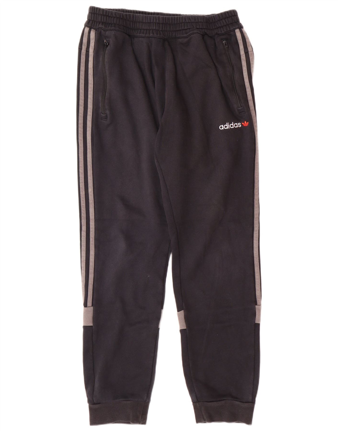 Pantaloni da tuta da uomo ADIDAS Joggers in cotone color block medio nero
