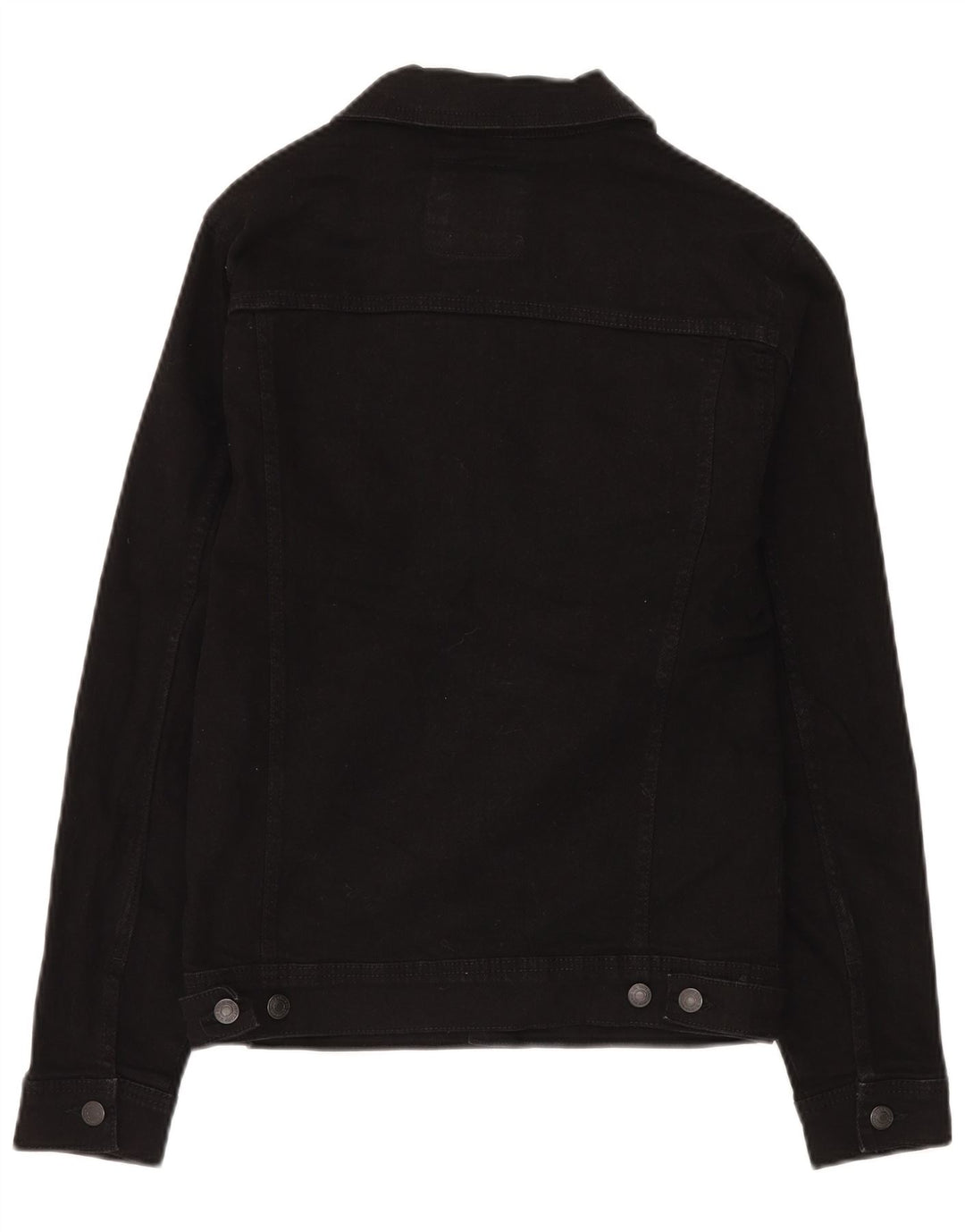 Giacca di jeans da uomo Zara UK 36 piccola in cotone nero
