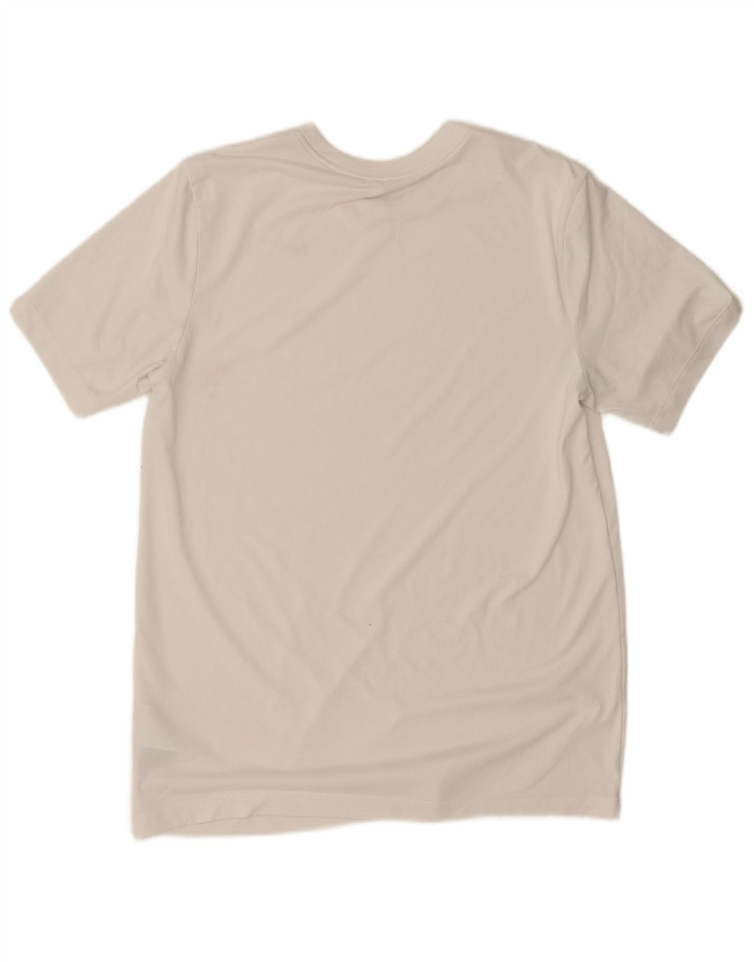 T-shirt Nike Dri Fit da uomo, top in poliestere bianco medio