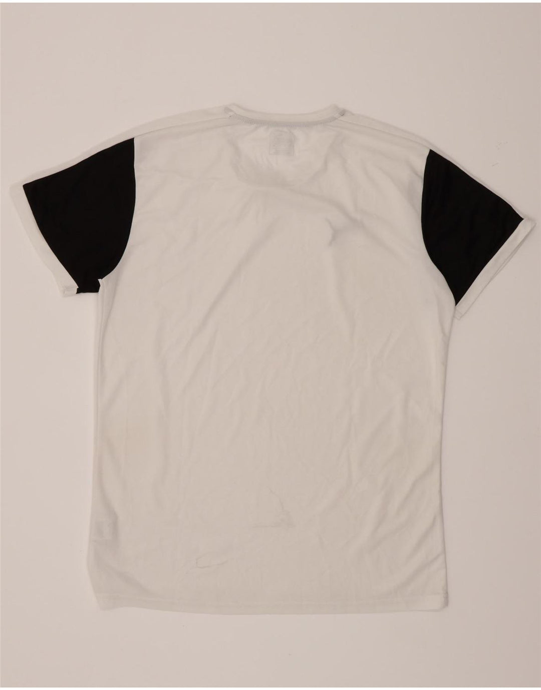 T-shirt da uomo Puma Top Large in poliestere color block bianco