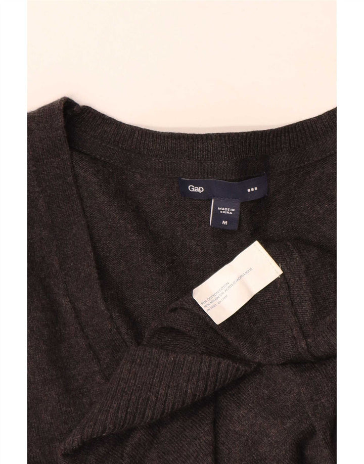 Maglione cardigan da donna Gap UK 14 Cotone grigio medio