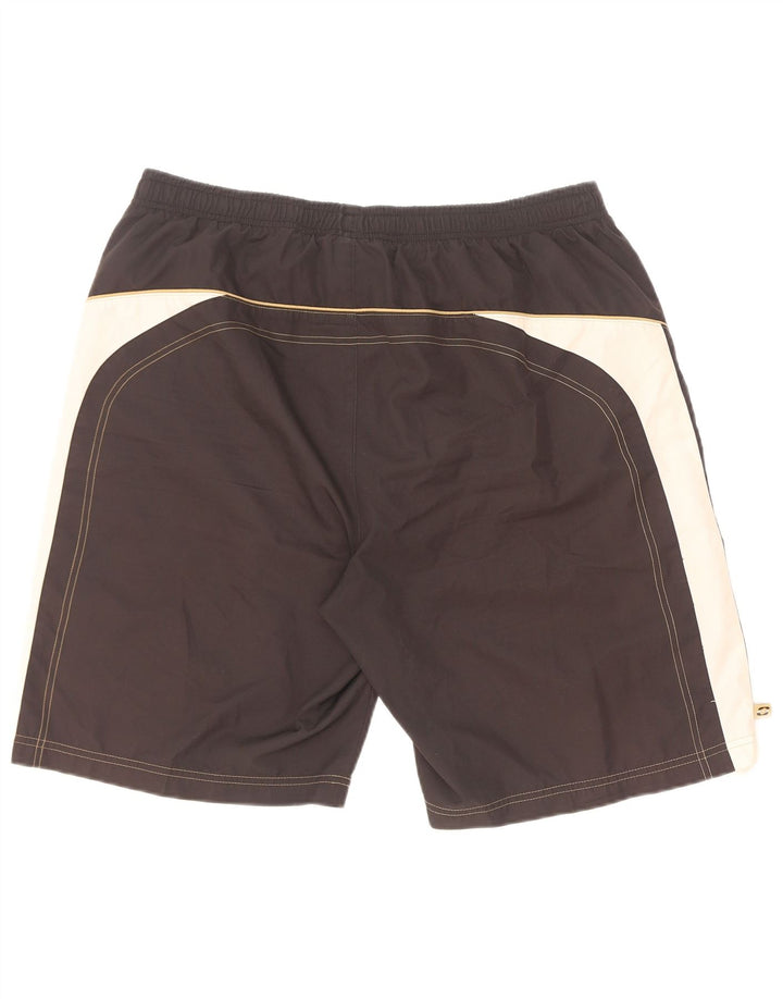 Pantaloncini sportivi grafici da uomo Lotto Medium Black Colourblock