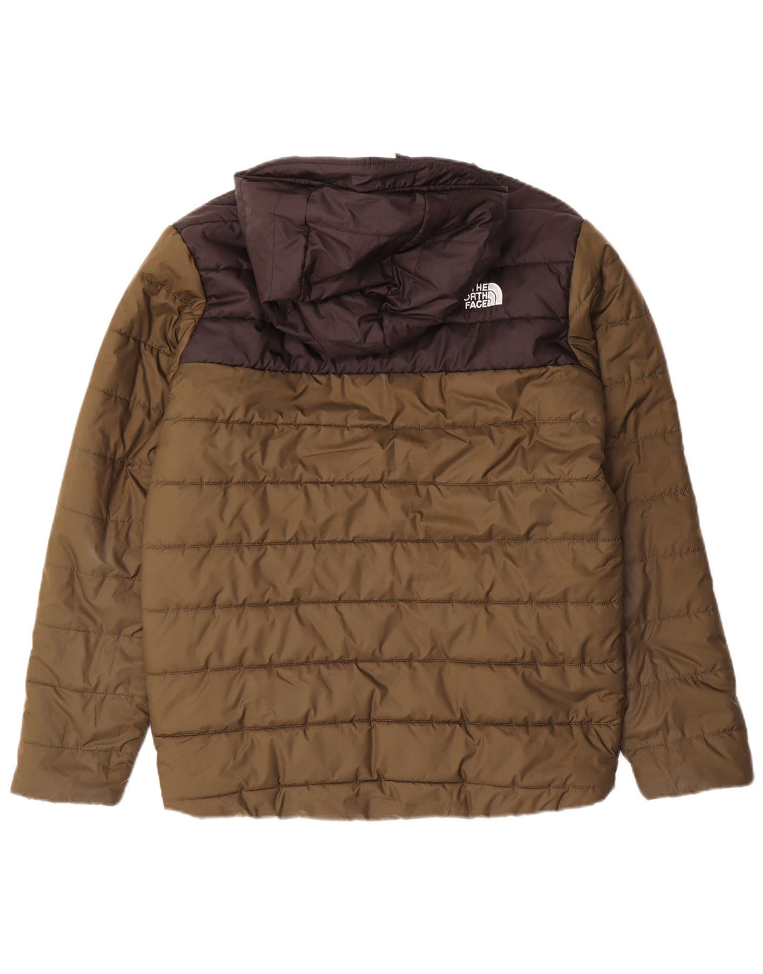 THE NORTH FACE Giacca imbottita con cappuccio per ragazzi 14-15 anni XL color kaki