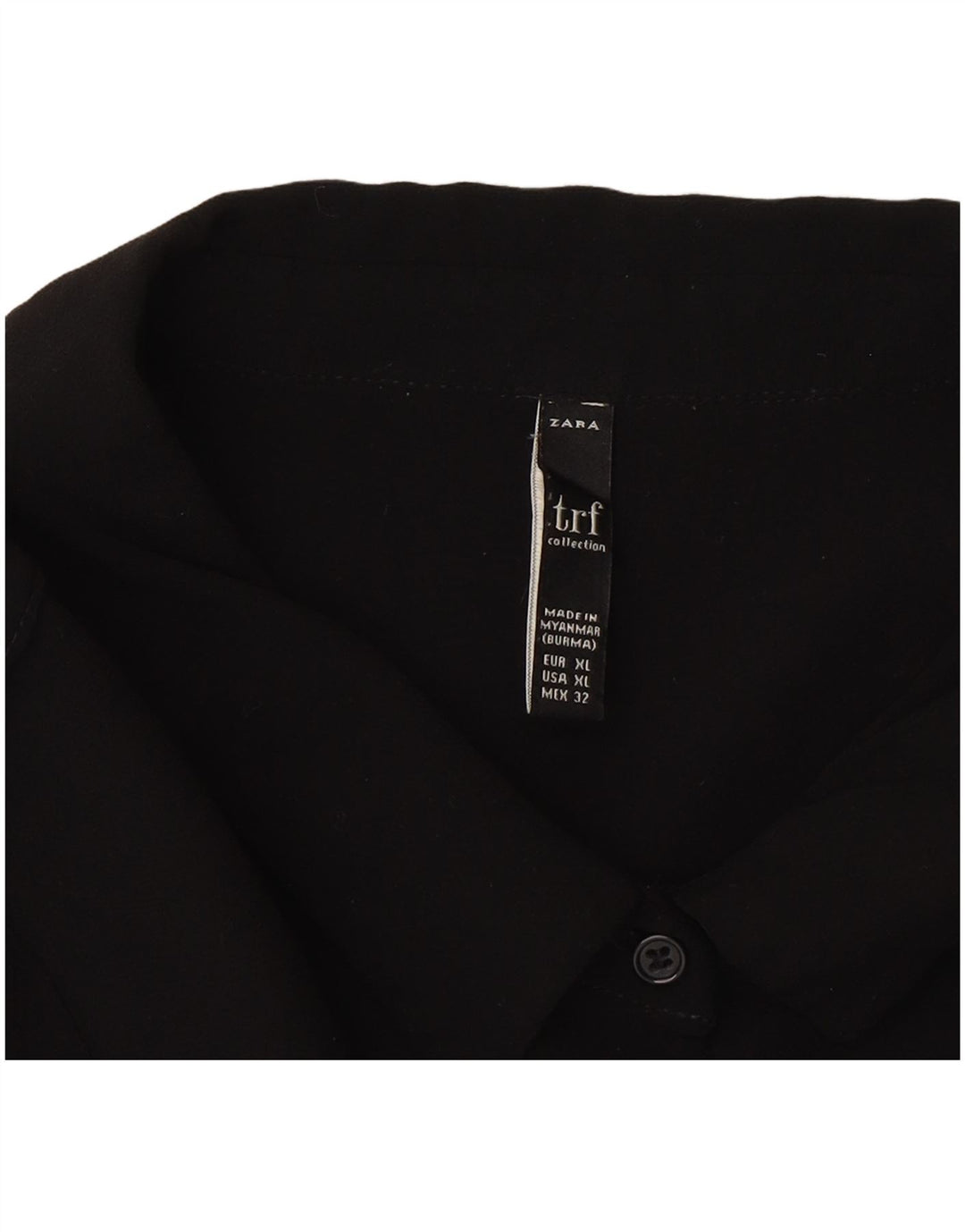 Abito a trapezio da donna Zara UK 18 XL Nero