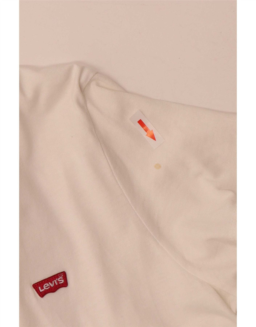 T-shirt da uomo Levi's Top in cotone bianco medio