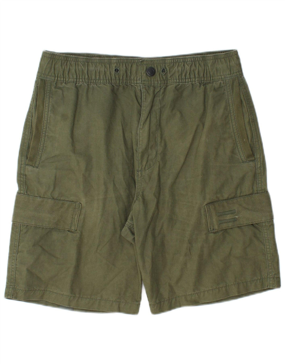 Pantaloncini cargo da uomo Superdry piccoli W30 in cotone verde