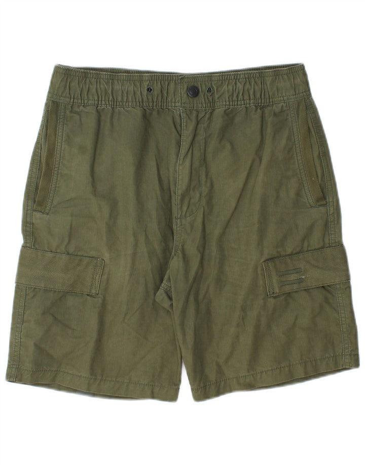 Pantaloncini cargo da uomo Superdry piccoli W30 in cotone verde