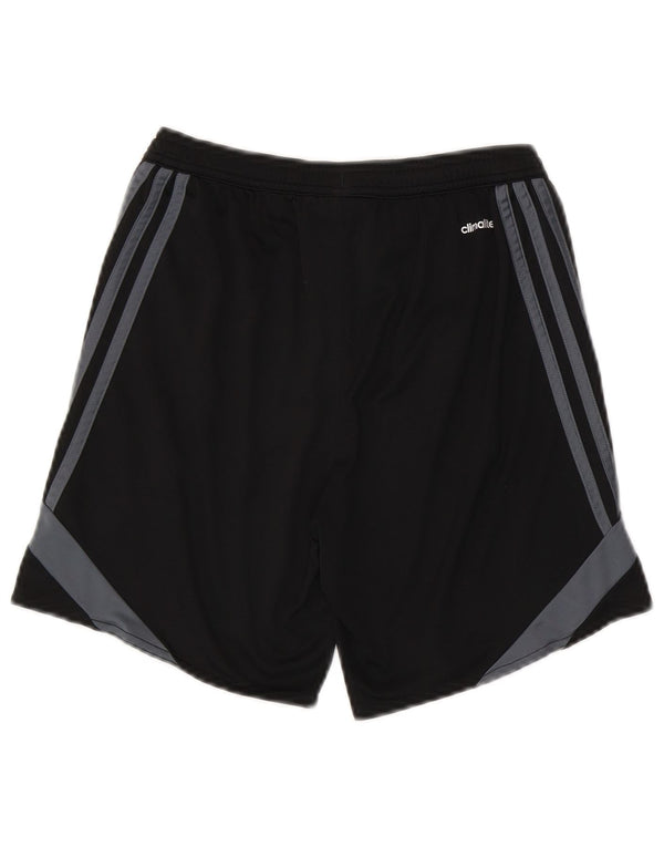 Pantaloncini sportivi ADIDAS da ragazzo Climalite 11-12 anni Large Black Colourblock