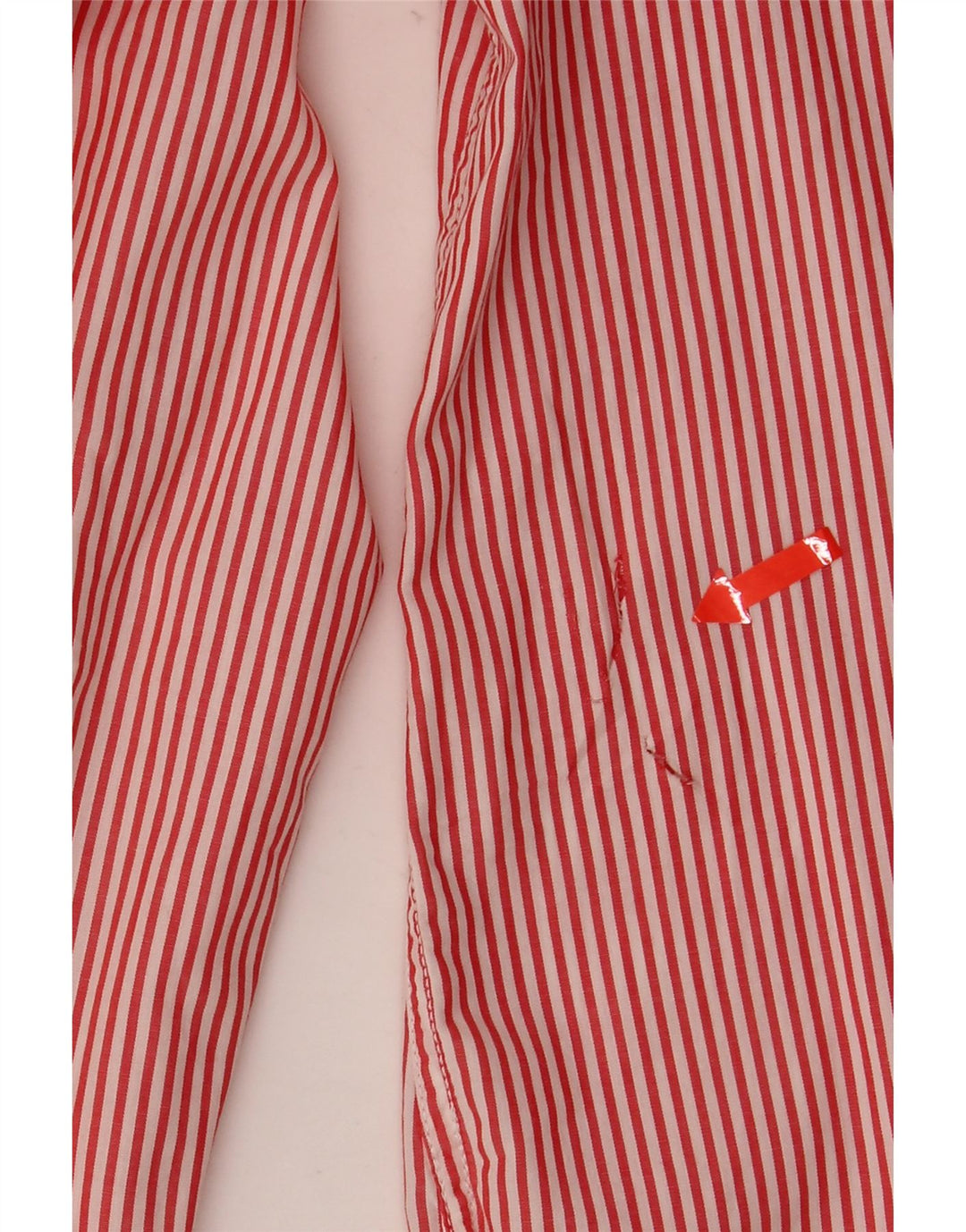 Camicia aderente da bambino Tommy Hilfiger 9-10 anni in cotone a righe rosse