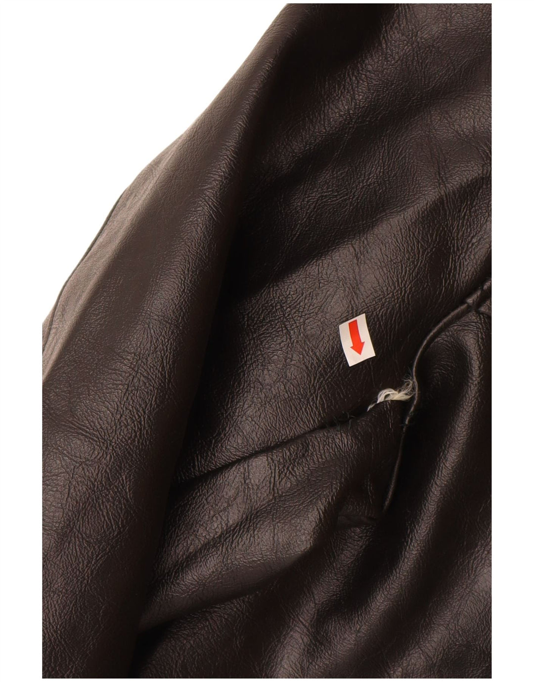 Giacca in pelle da uomo VINTAGE UK 40 grande in pelle nera