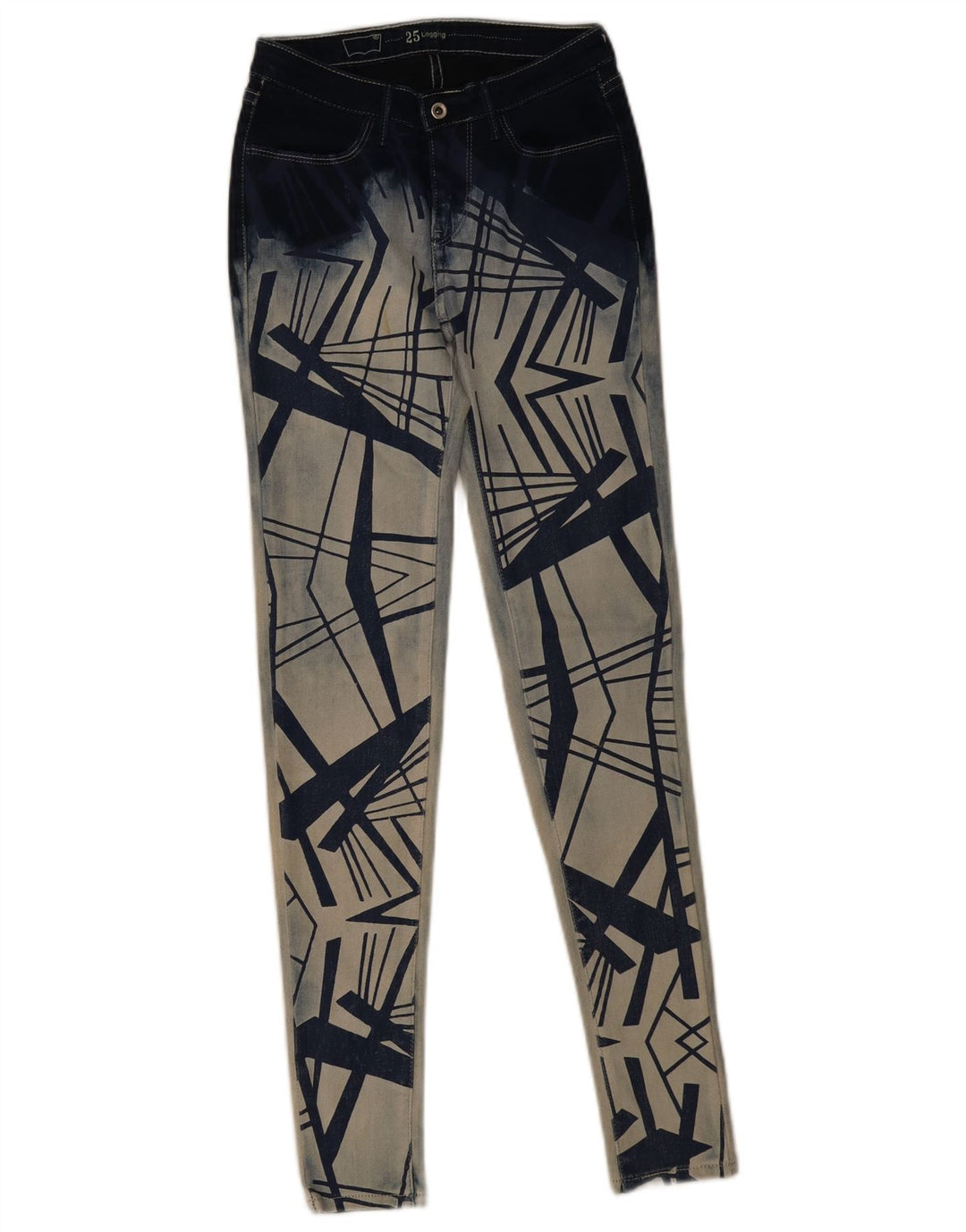 Jeans skinny da donna Levi's W25 L30 cotone geometrico blu