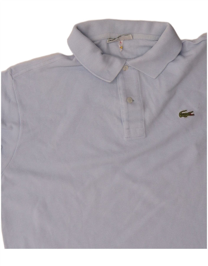 Polo da uomo Lacoste taglia 6 XL in cotone blu
