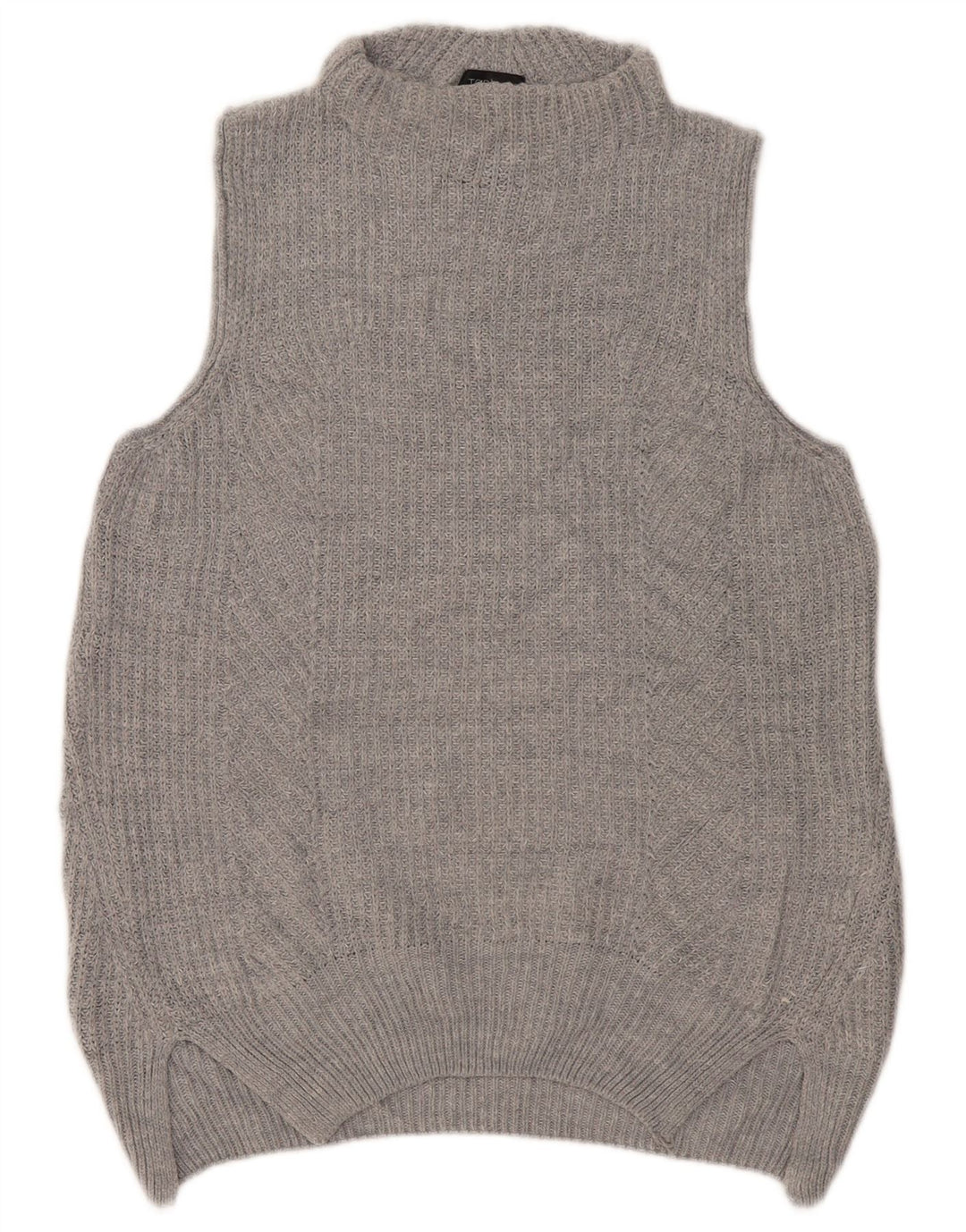 Canotta oversize da donna Topshop UK 10 piccola in acrilico grigio