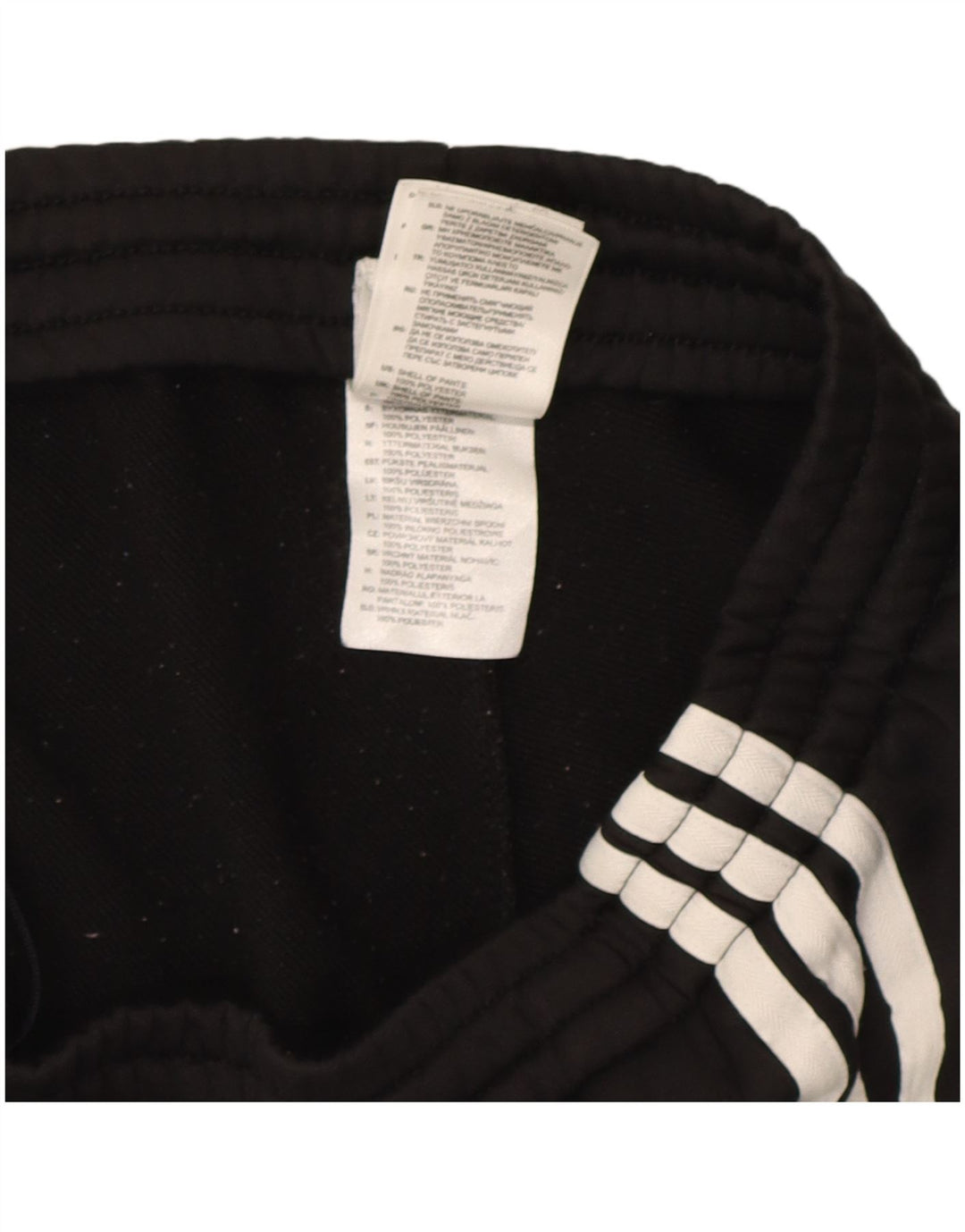 Pantaloni da tuta da donna Adidas UK 8/10 Small Nero Poliestere