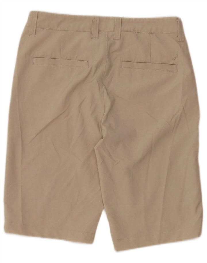 Pantaloncini chino da ragazzo Nautica 13-14 anni W26 Poliestere beige